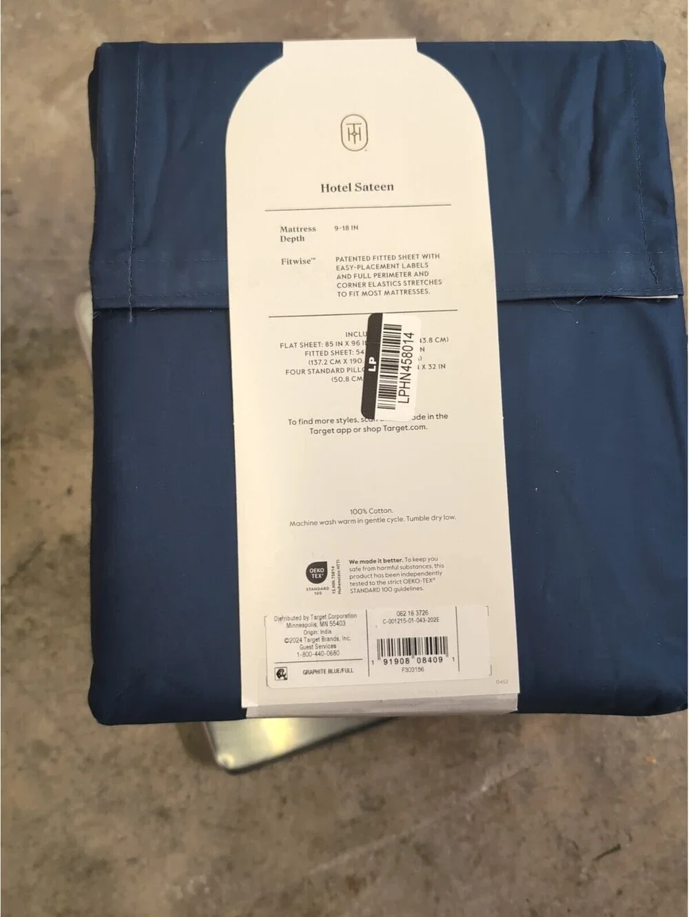 6pc 800 Thread Count Full size Solid Sheet Set - Threshold Signature
